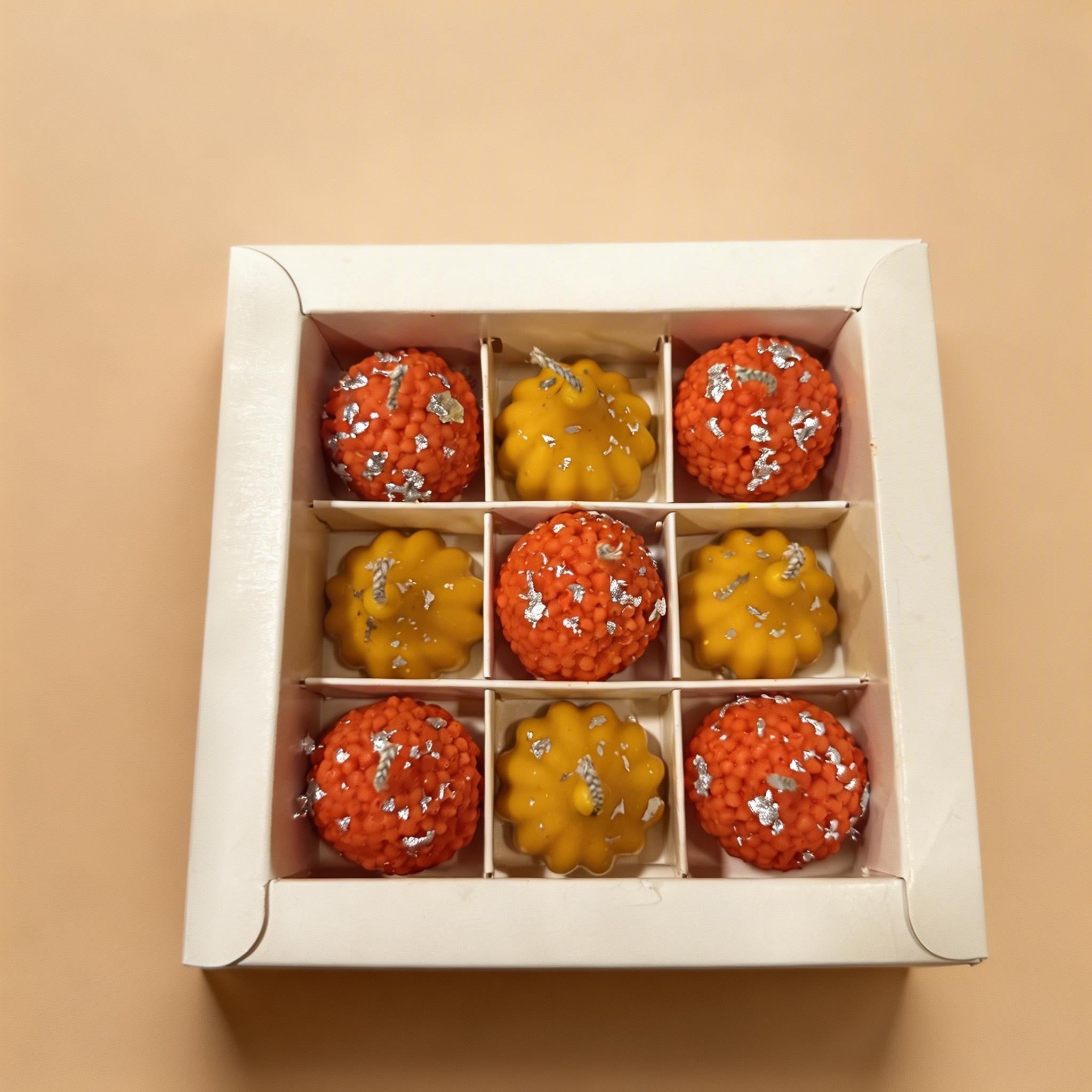 Laddu - Modak Candle ( Pack of 9 )