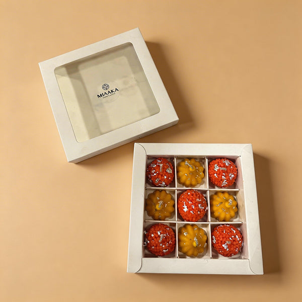 Laddu - Modak Candle ( Pack of 9 )