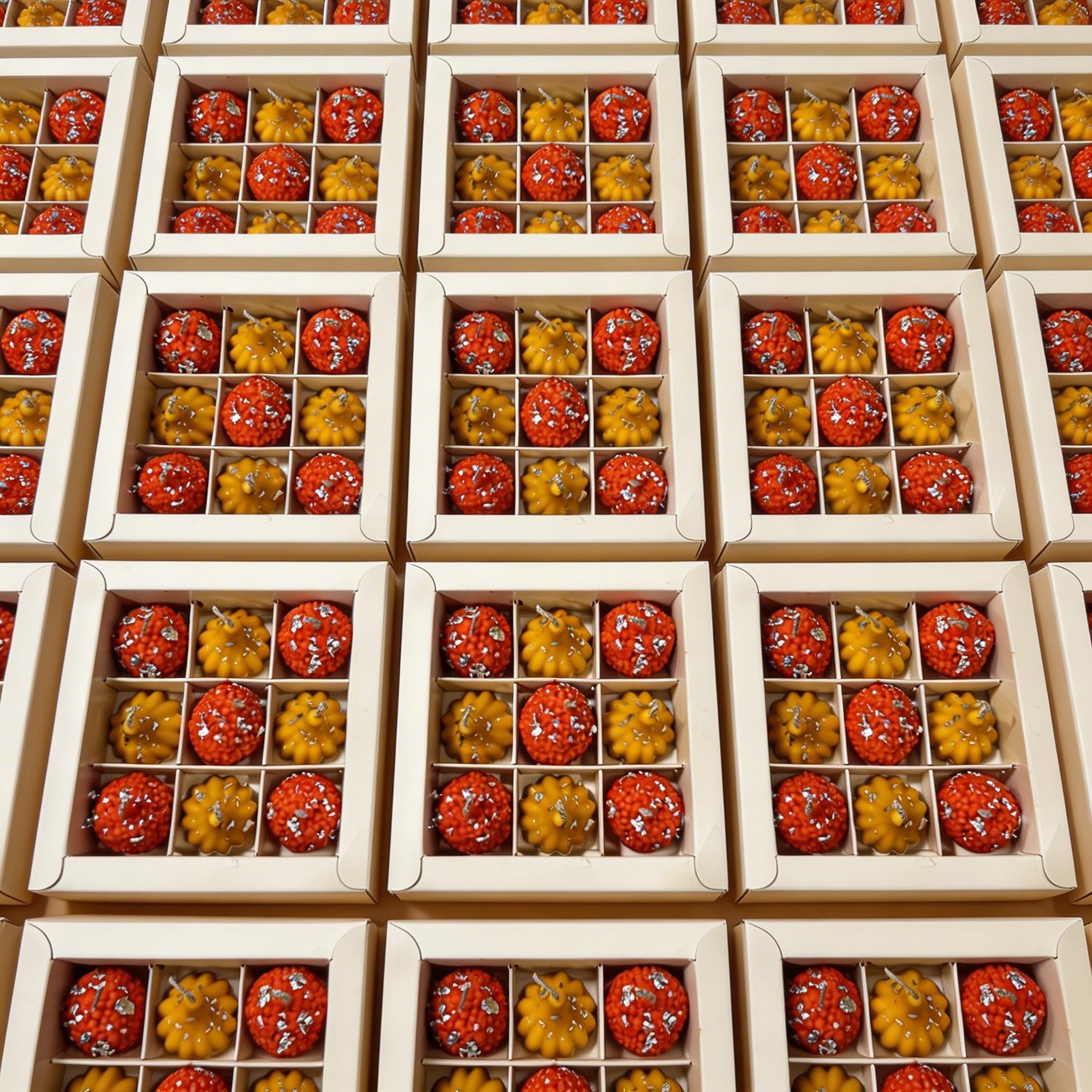 Laddu - Modak Candle ( Pack of 9 )