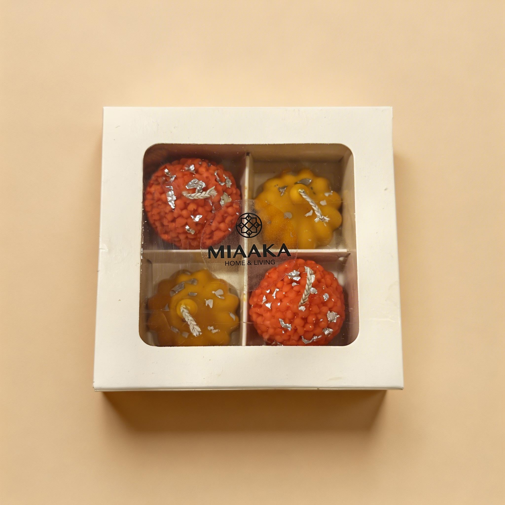 Laddu - Modak Candle ( Pack of 4 )