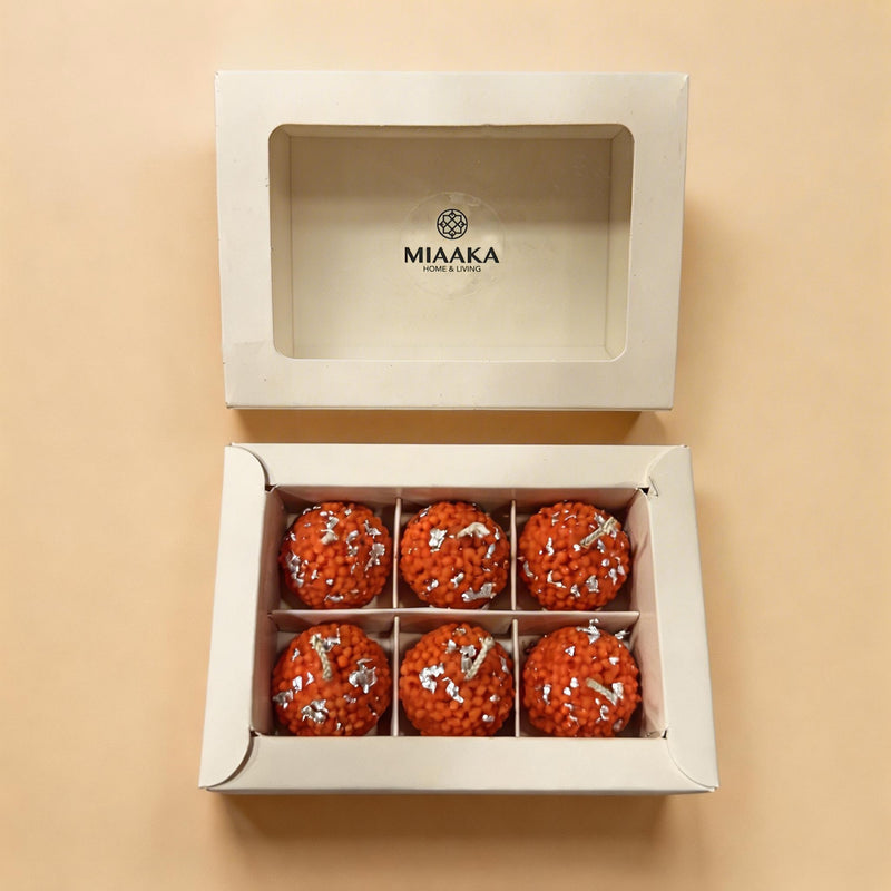 Laddu - Modak Candle ( Pack of 6 )