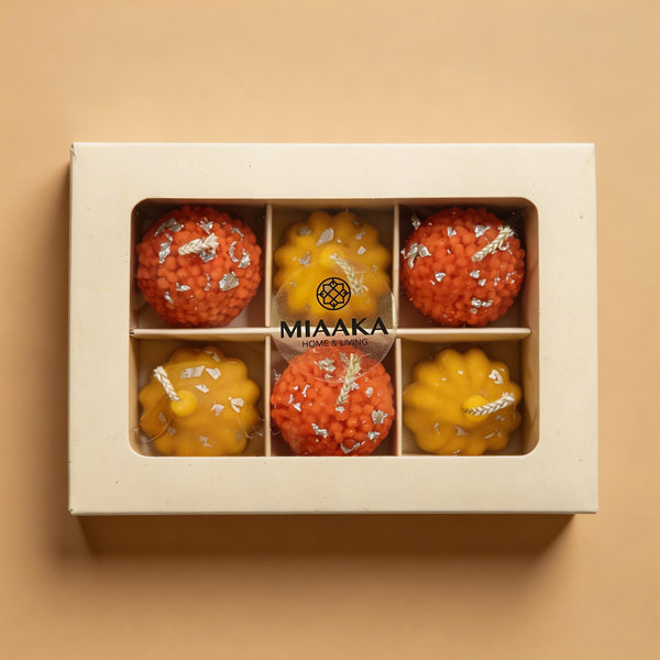 Laddu - Modak Candle ( Pack of 6 )