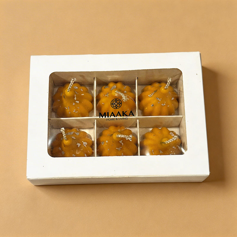 Laddu - Modak Candle ( Pack of 6 )