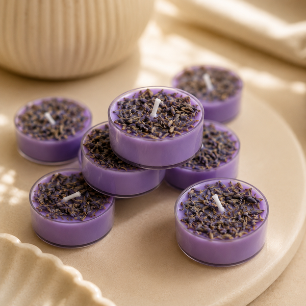 Lavender Lust Jumbo Tealight Candle - 1 pc