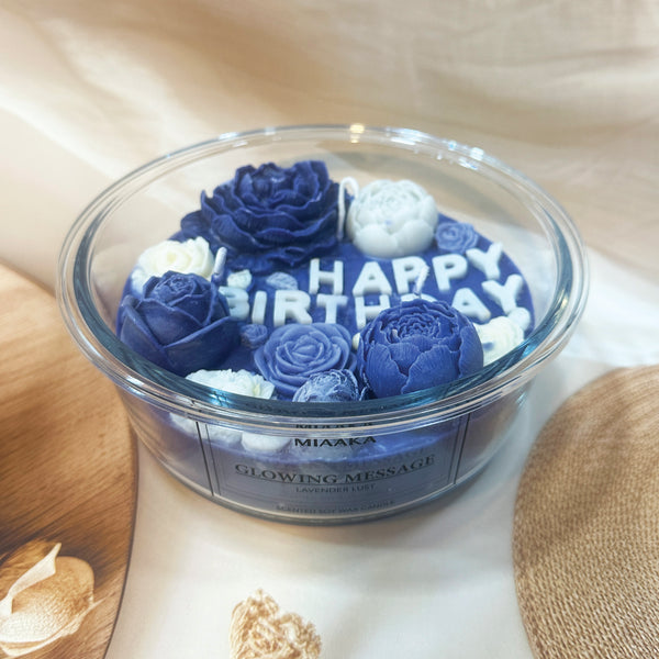 Happy Birthday Glowing Message - Lavender Lust