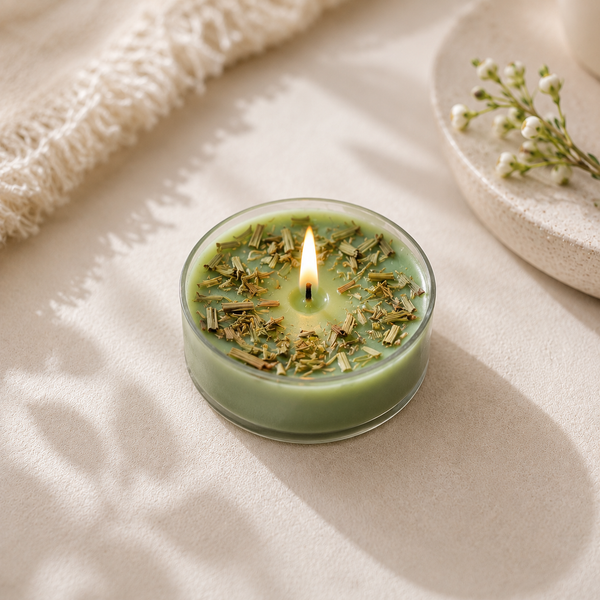 Lemon Grass Jumbo Tealight Candle - 1 pc