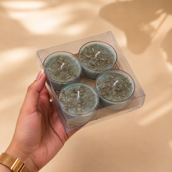 Lemon Grass Jumbo Tealight Candle - 1 pc