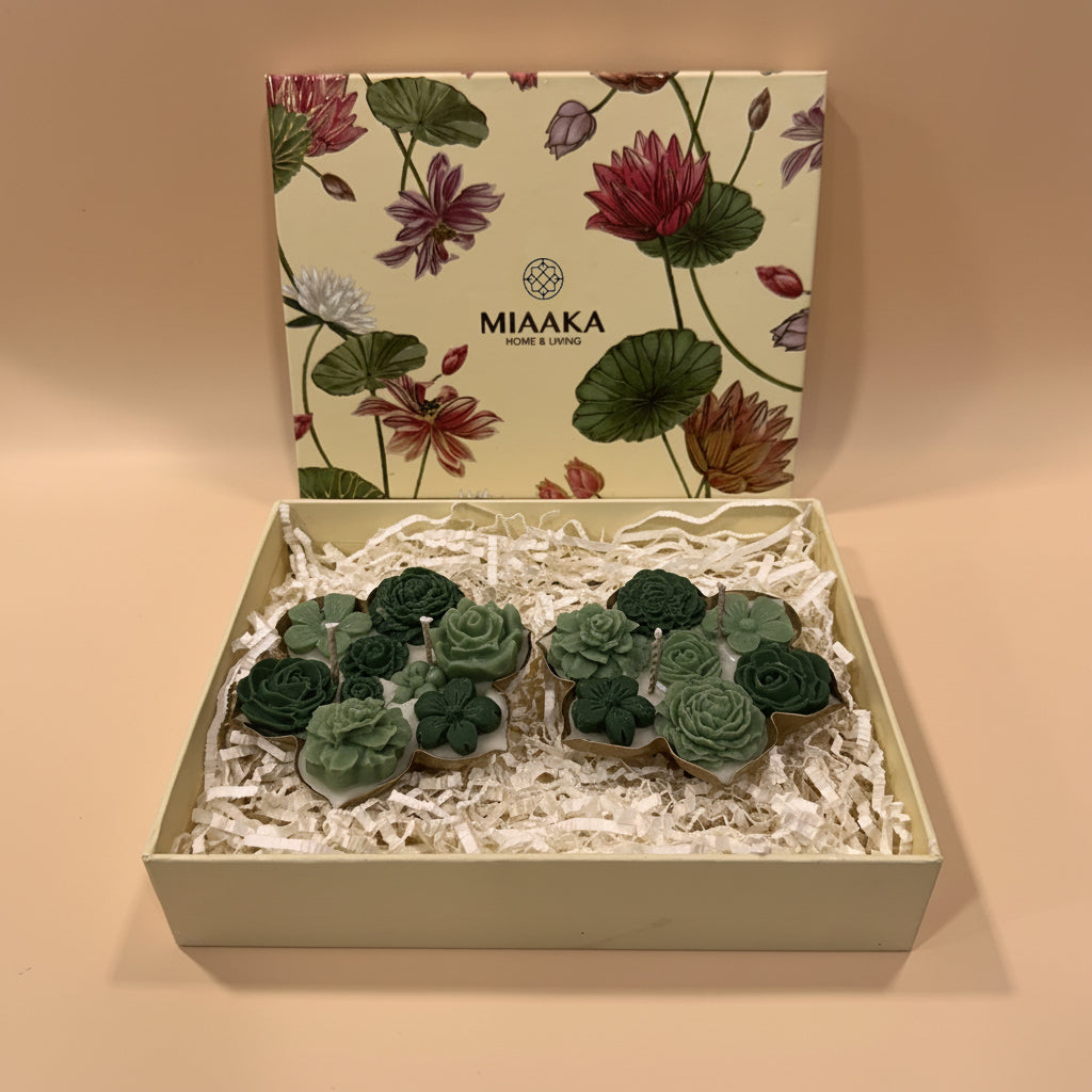 LEMON GRASS GIFT BOX - SET OF 2 ROYAL URLI CANDLE