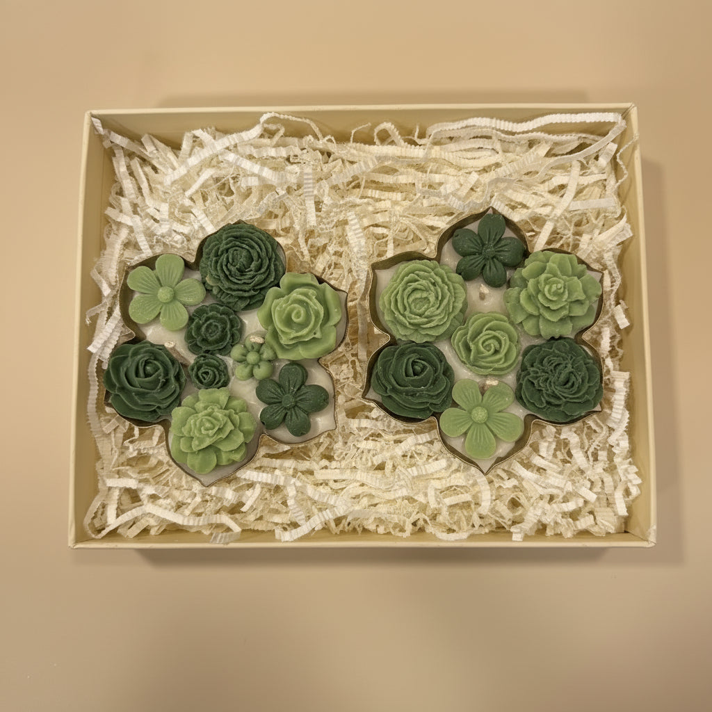 LEMON GRASS GIFT BOX - SET OF 2 ROYAL URLI CANDLE