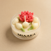 Mogra Lotus Jumbo Tealight Candle - 1 pc