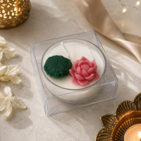 Lotus Jumbo Tealight Candle - 1 pc