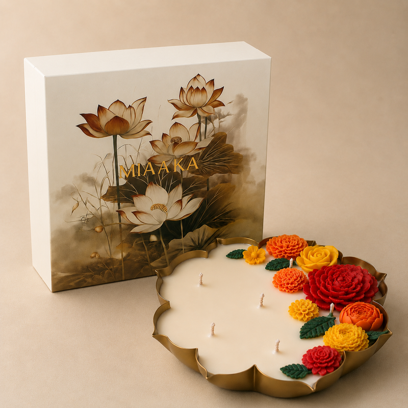 FLORAL FIESTA MAJESTIC URLI CANDLE