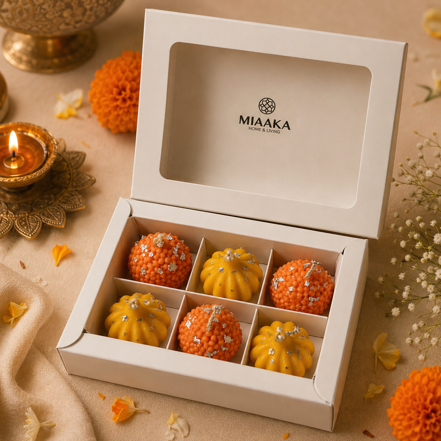 Laddu - Modak Candle ( Pack of 6 )