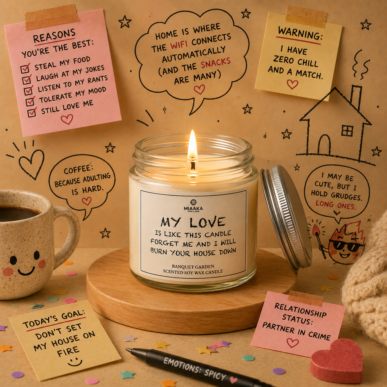 Hot-Headed Romance Candle