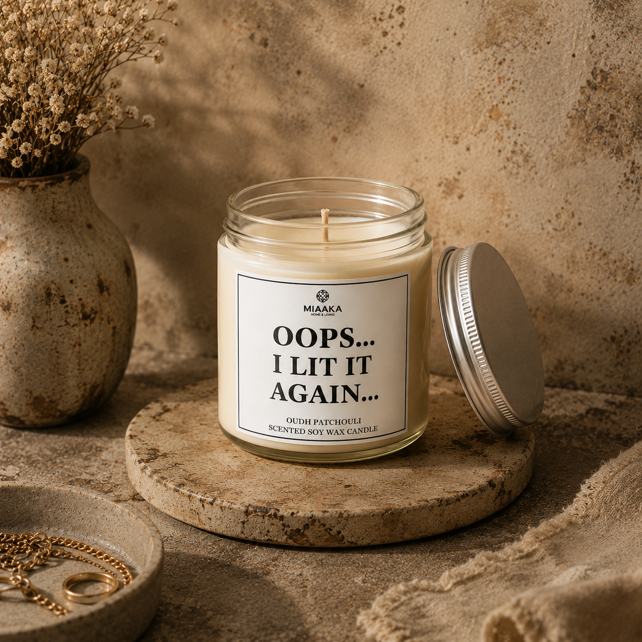 Oops... I Lit It Again Candle
