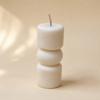 PASTEL TOTEM PILLAR CANDLE