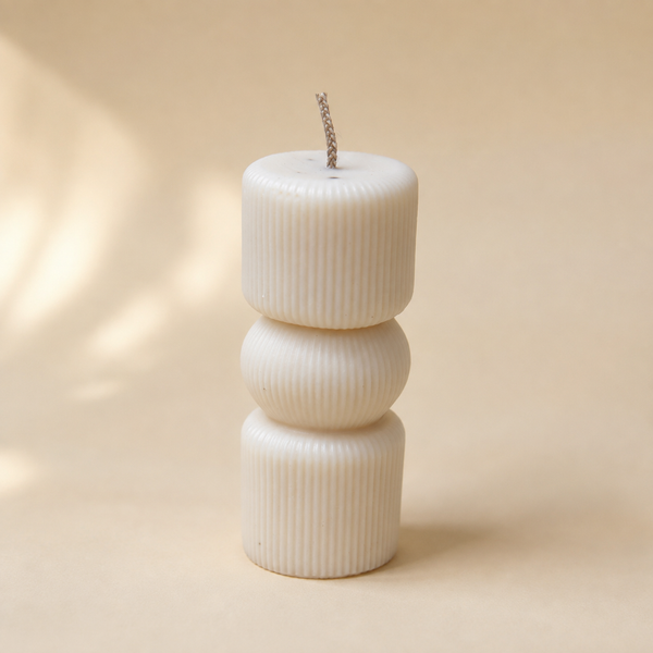 PASTEL TOTEM PILLAR CANDLE