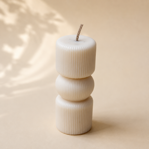 PASTEL TOTEM PILLAR CANDLE