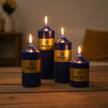 CLASSIC PILLAR CANDLE - BLUE