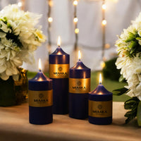 CLASSIC PILLAR CANDLE - BLUE