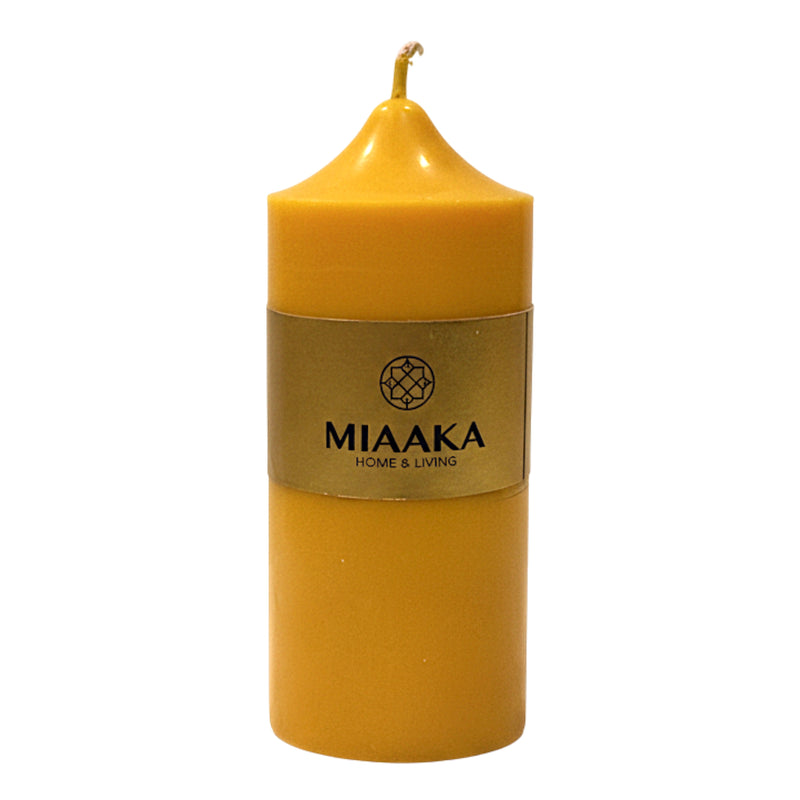 CLASSIC PILLAR CANDLE - YELLOW