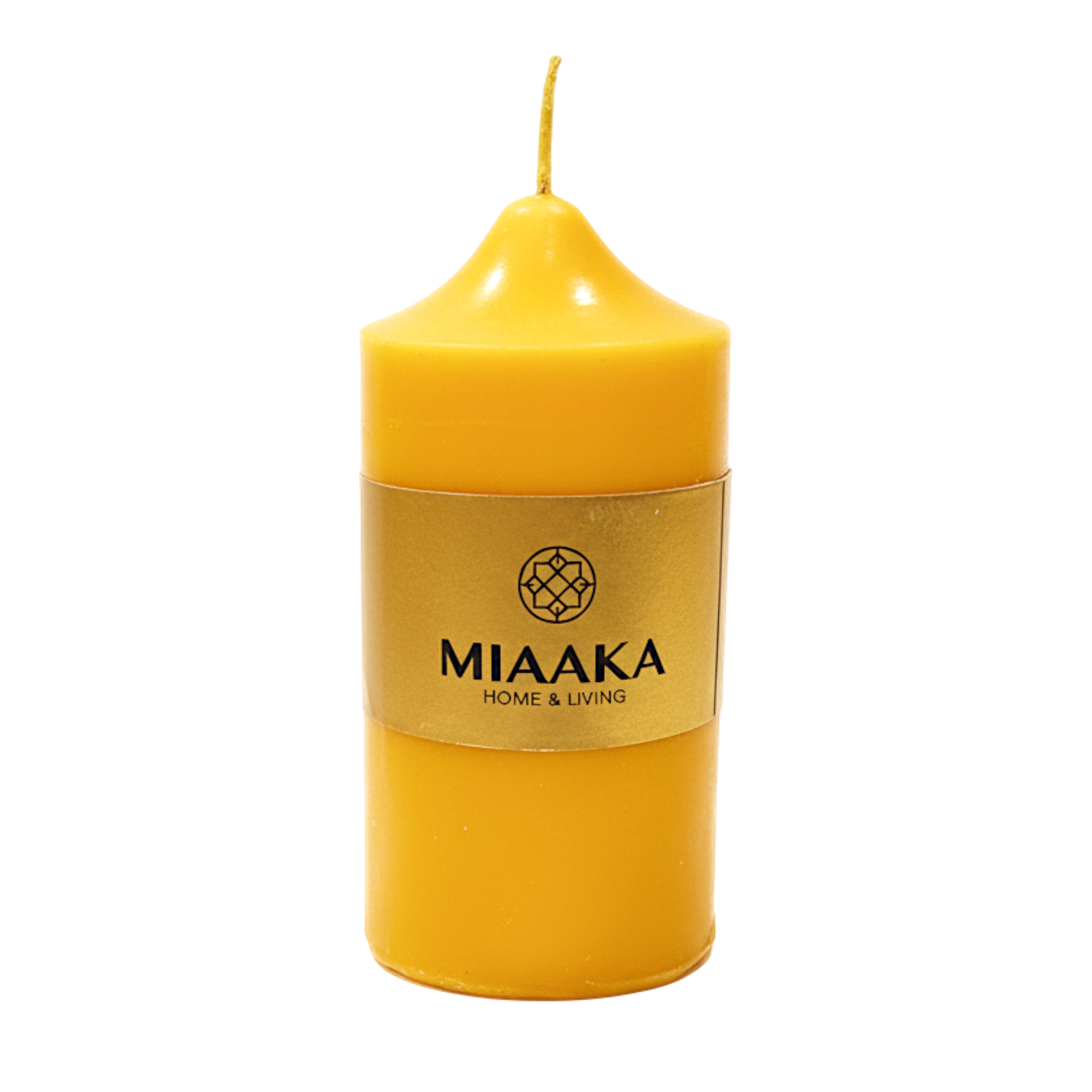 CLASSIC PILLAR CANDLE - YELLOW
