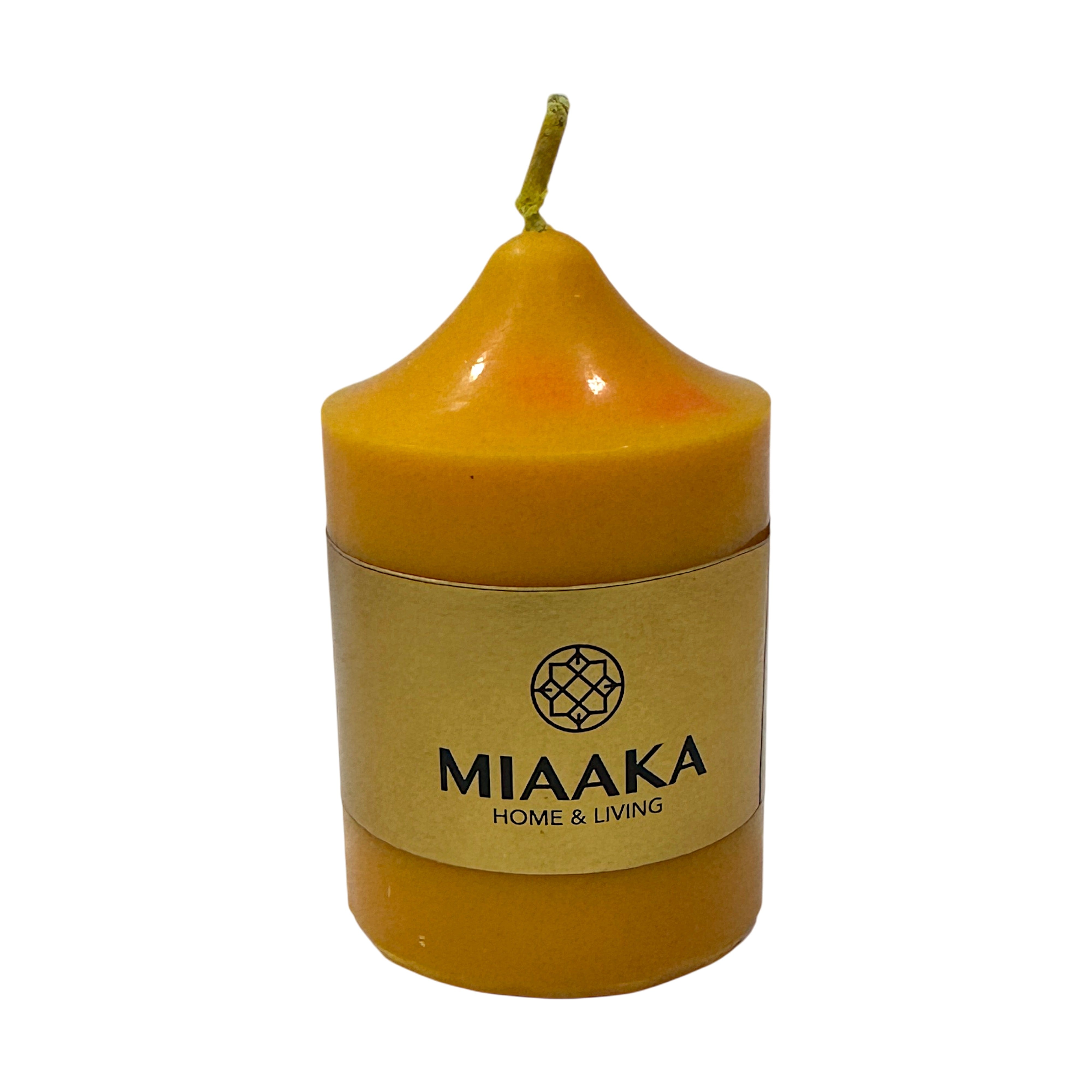CLASSIC PILLAR CANDLE - YELLOW