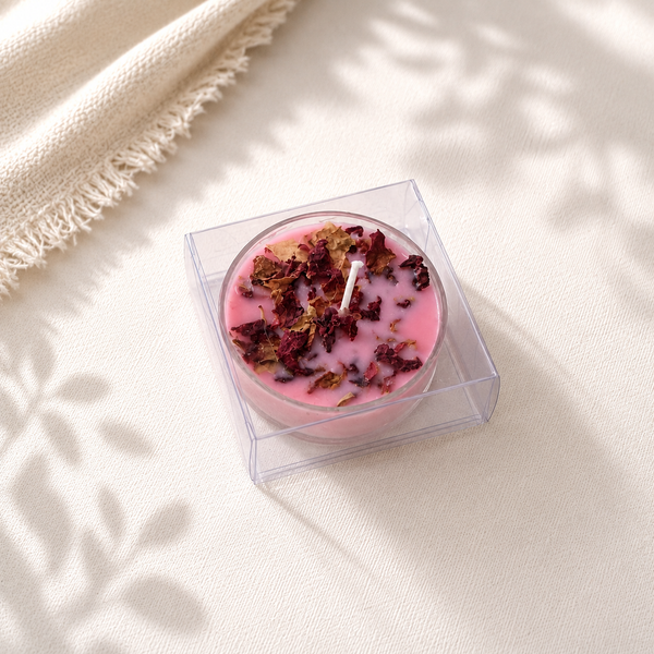 Velvet Rose Jumbo Tealight Candle - 1pc