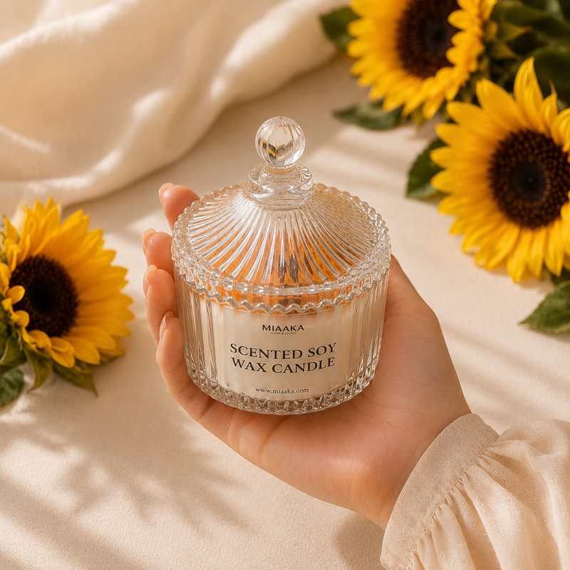 SUNFLOWER/ DAISY JAR CANDLE