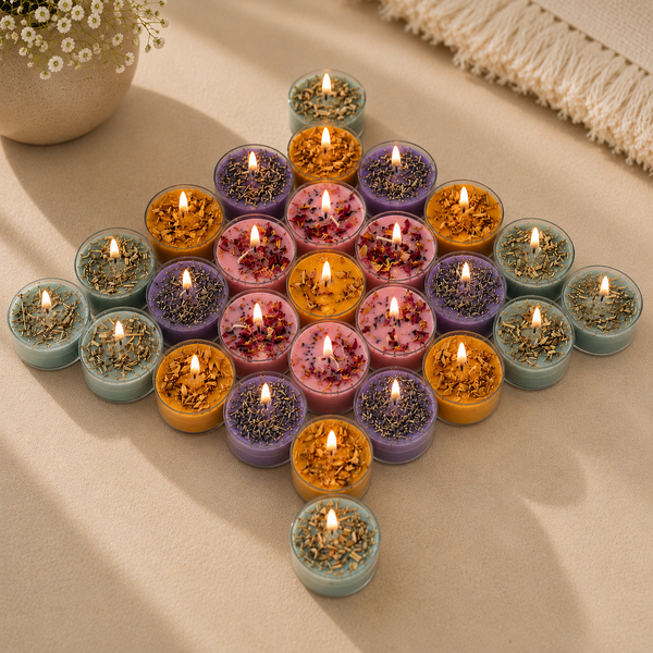 Mix Jumbo Tealight Candle Set of 32