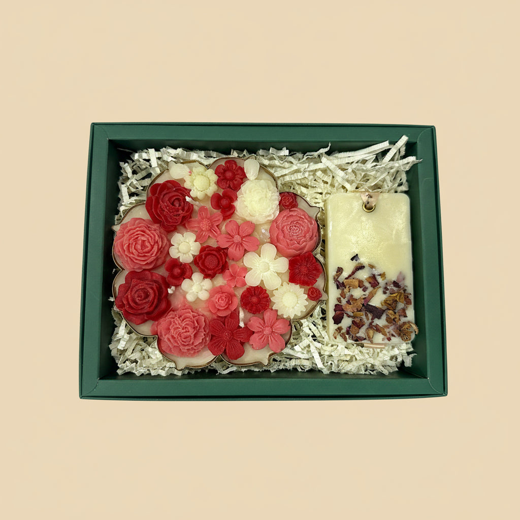 VELVET ROSE GIFT BOX - TIMELESS URLI + WAX TABLET