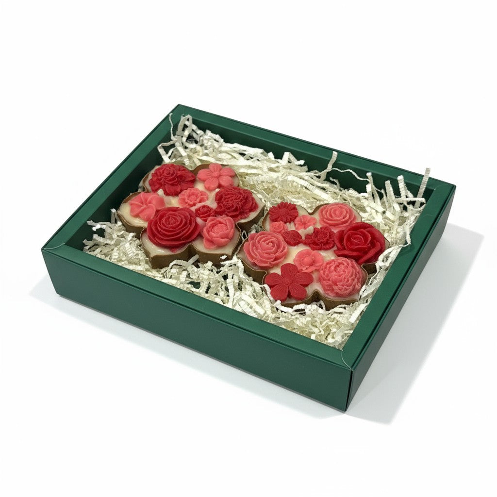 VELVET ROSE GIFT BOX - SET OF 2 ROYAL URLI CANDLE