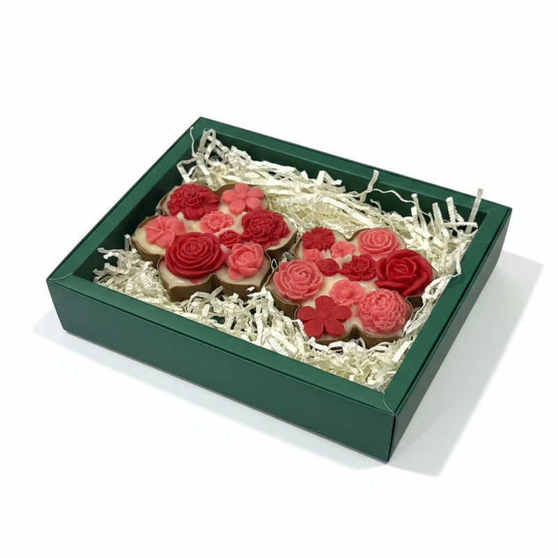 ROYAL URLI GIFT BOX - SET OF 2 RED CANDLE