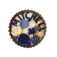CUSTOMISED NAME VINTAGE ROOTS CANDLE - LAVENDER COLOUR