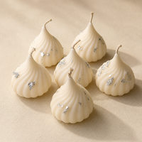 White Modak Candle ( Pack of 6 )
