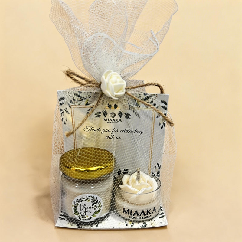 TREASURE JAR + VELOURA CANDLE SET